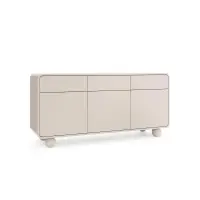 Komoda LUMO KSZ 160  kaszmir 3S3D, kuliste nogi
